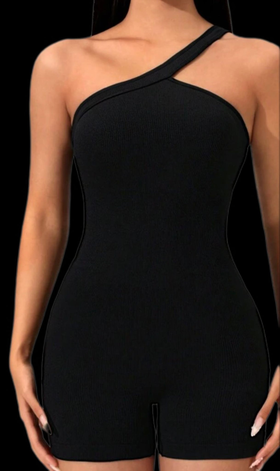 Enterizo one shoulder