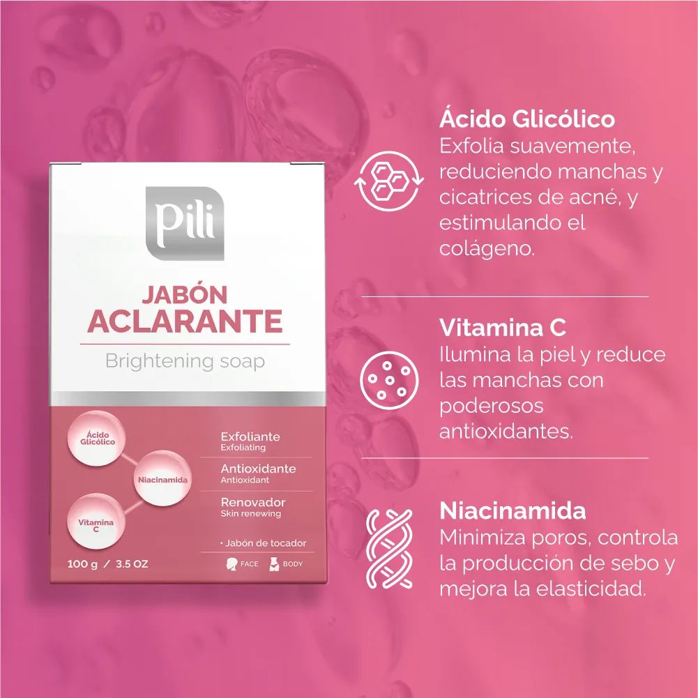 JABON ACLARANTE