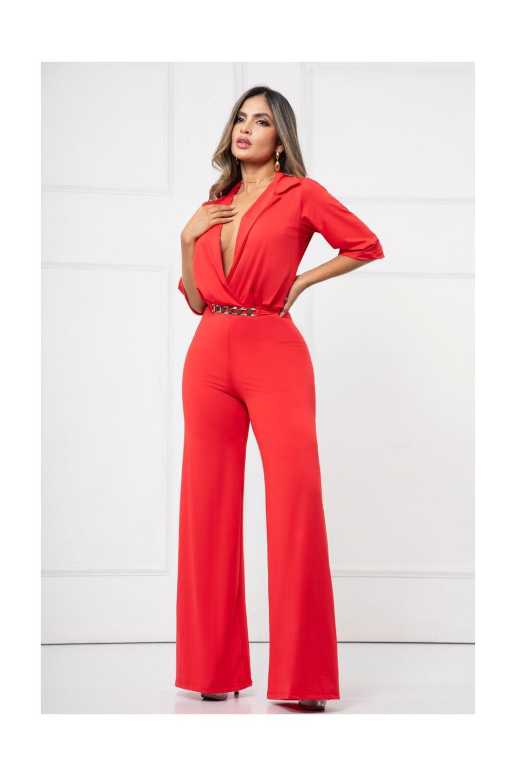 Enterizo rojo